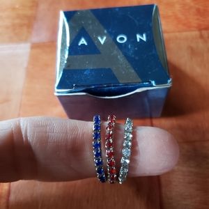 Avon 3 Stretch Toe Rings
